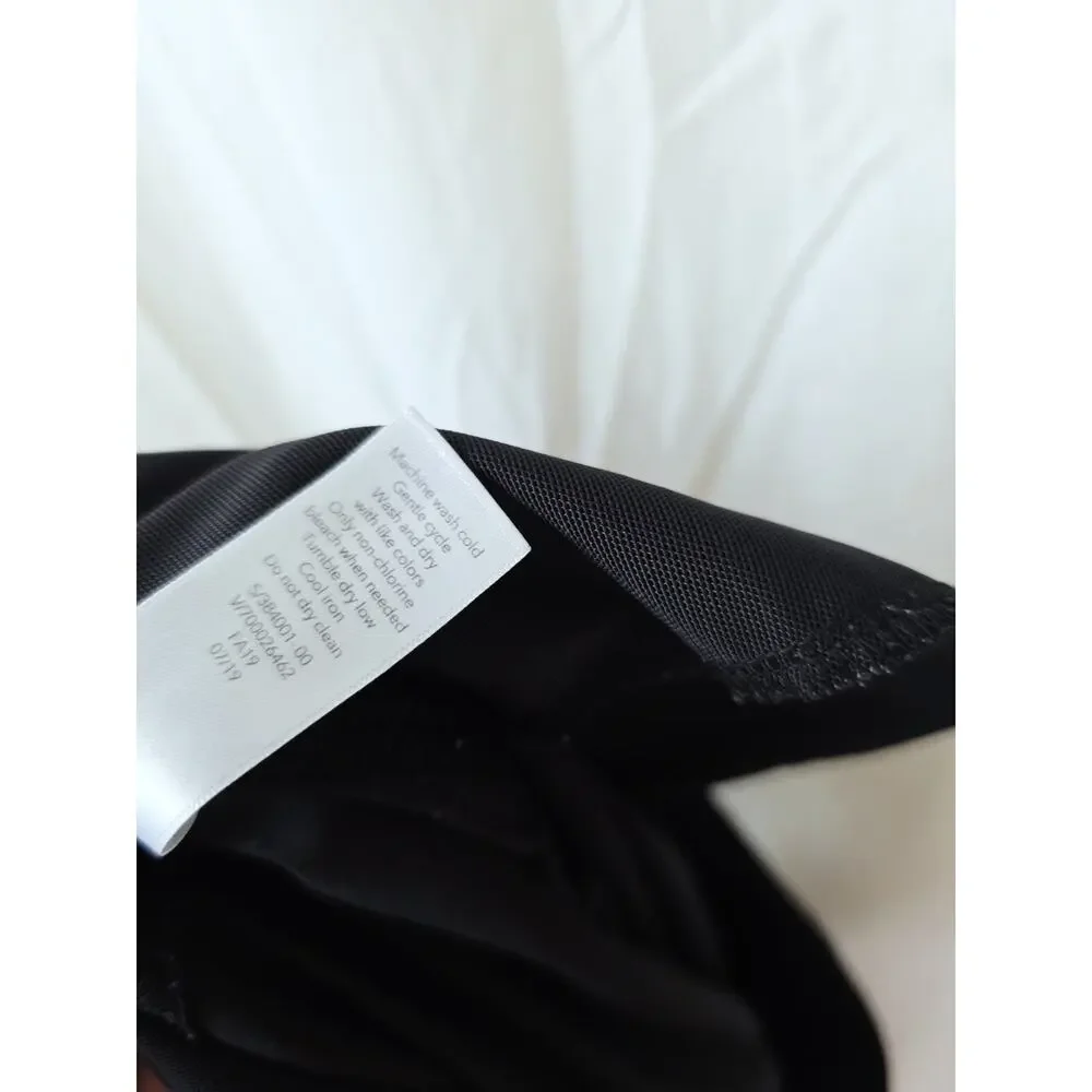 Athleta Attitude Pants‎ Women's Size 8 Black Jogger Athleisure Ruched Pockets